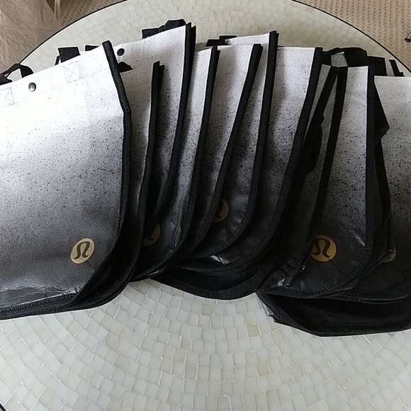 Set of 3 special edition holiday Lululemon totes - Picture 2 of 2